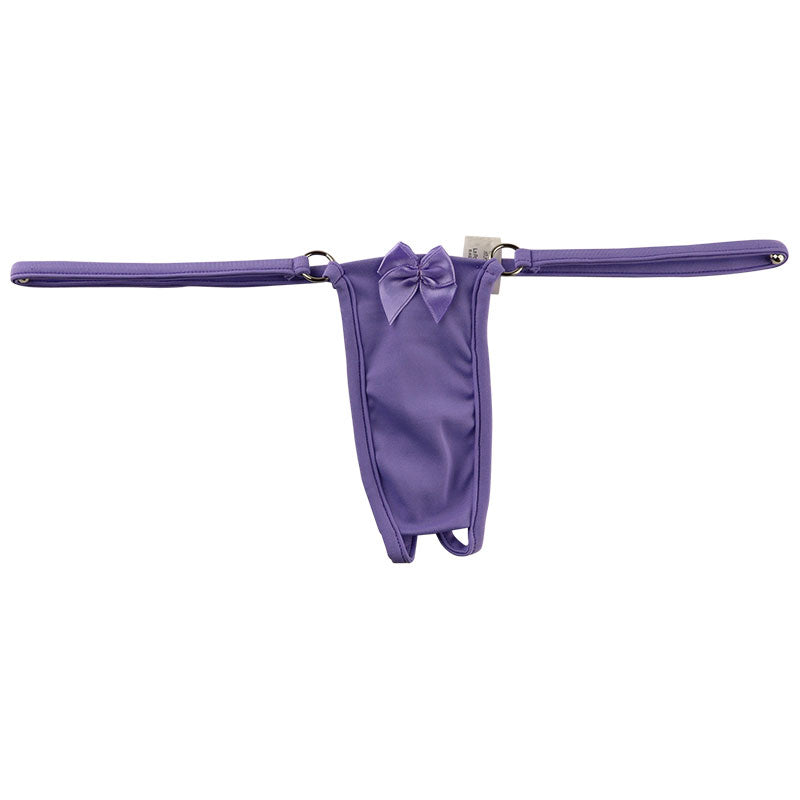 La-Pomme E6000 fabric open crotch G-string 216016