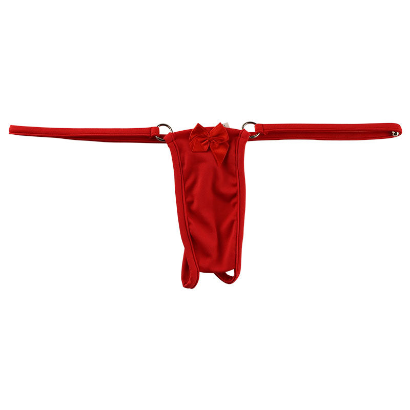 La-Pomme E6000 fabric open crotch G-string 216016