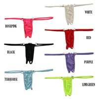 La-Pomme E6000 fabric open crotch G-string 216016