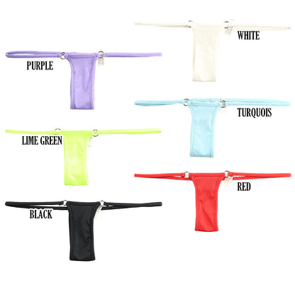La Paume E6000 fabric, sexy and sophisticated G-string shorts with pockets 217026