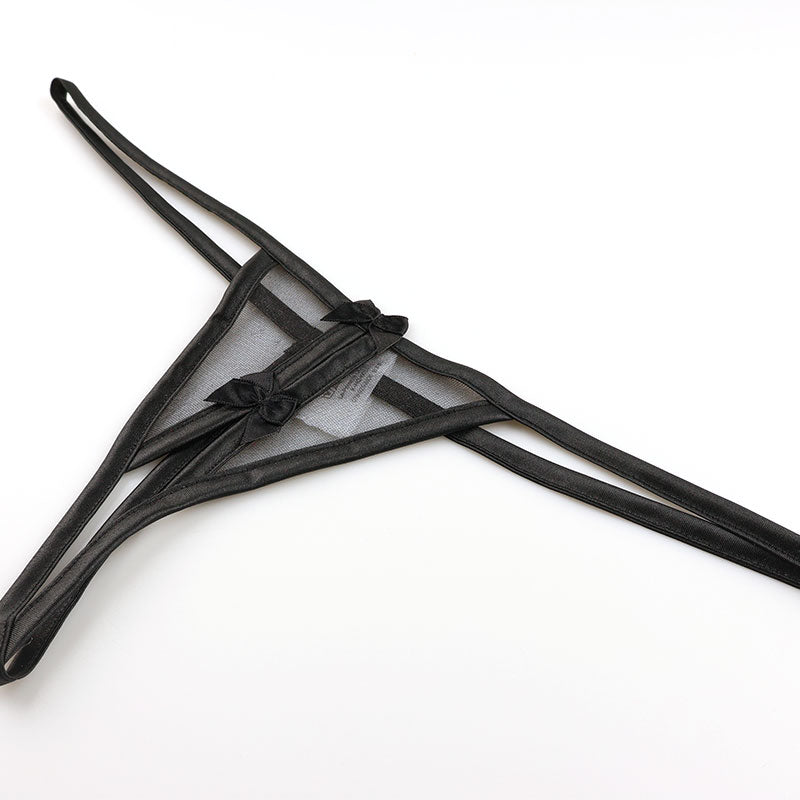 ラ・ポーム Gストリングショーツ 光沢 フェリカ生地 ミストラメ入り スパークハーフ クロッチ穴あき 217027