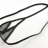 ラ・ポーム Gストリングショーツ 光沢 フェリカ生地 ミストラメ入り スパークハーフ クロッチ穴あき 217027