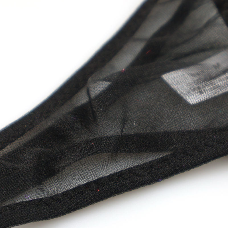 La-Pomme Side-tie T-back Shorts 218030 made with Spark Half fabric, featuring an airy feel.