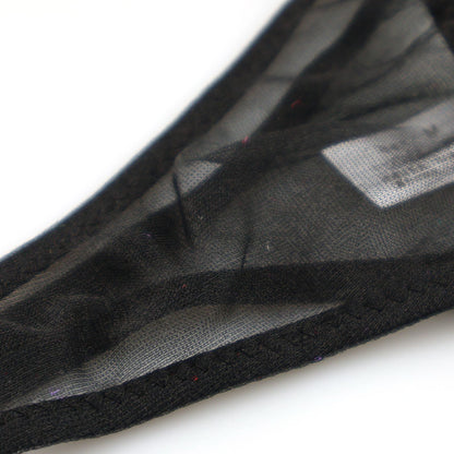 La-Pomme Side-tie T-back Shorts 218030 made with Spark Half fabric, featuring an airy feel.