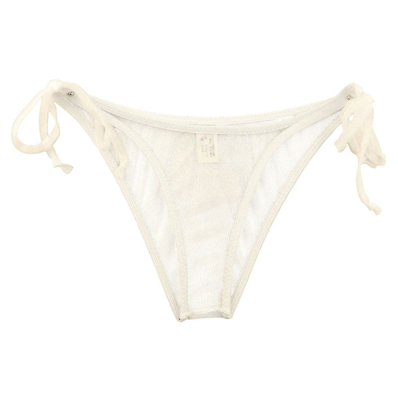 La-Pomme Airy Spark Half Fabric Side String Half Back Shorts 218031