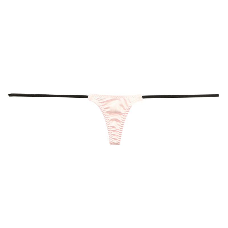 La-Pomme Felica Fabric Glossy Micro T-back Shorts Nano Lingerie 218032