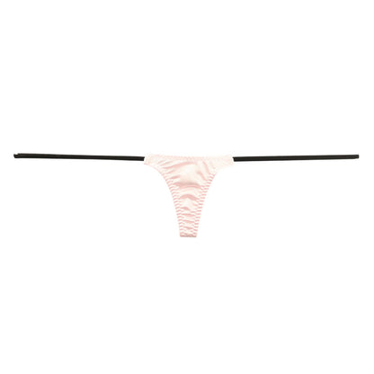 La-Pomme Felica Fabric Glossy Micro T-back Shorts Nano Lingerie 218032