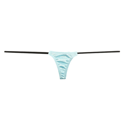 La-Pomme Felica Fabric Glossy Micro T-back Shorts Nano Lingerie 218032