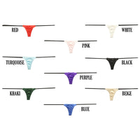 ラ・ポーム フェリカ生地 光沢感 極小Tバックショーツ nanoランジェリー 218032