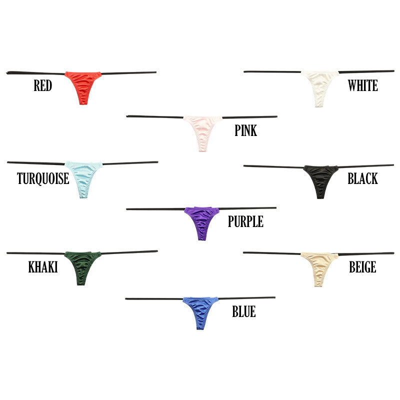 ラ・ポーム フェリカ生地 光沢感 極小Tバックショーツ nanoランジェリー 218032