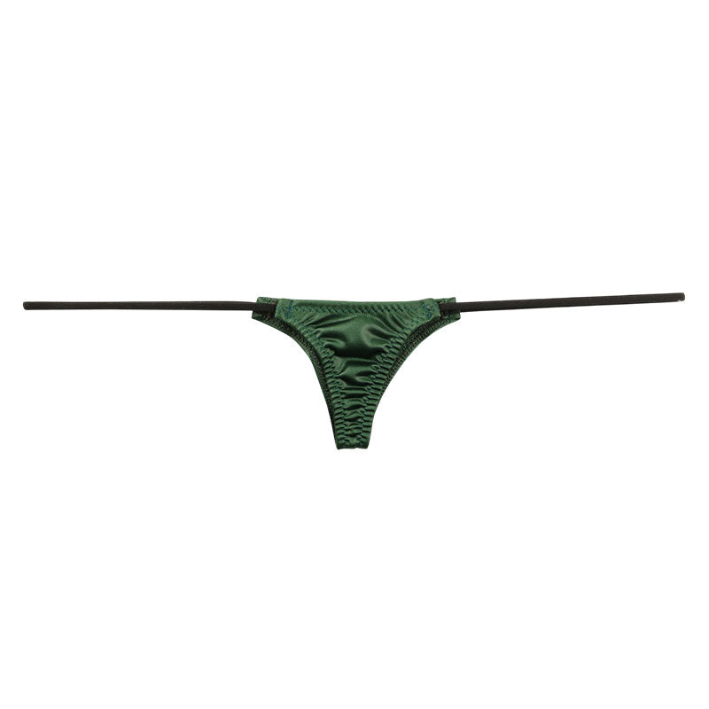 ラ・ポーム フェリカ生地 光沢感 極小ハーフバックショーツ nanoランジェリー 218033