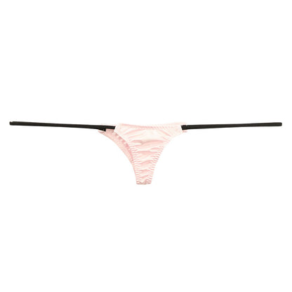 La-Pomme Felica Fabric Glossy Micro Half-Back Shorts Nano Lingerie 218033