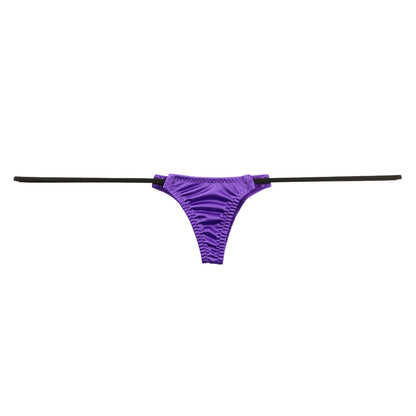 La-Pomme Felica Fabric Glossy Micro Half-Back Shorts Nano Lingerie 218033
