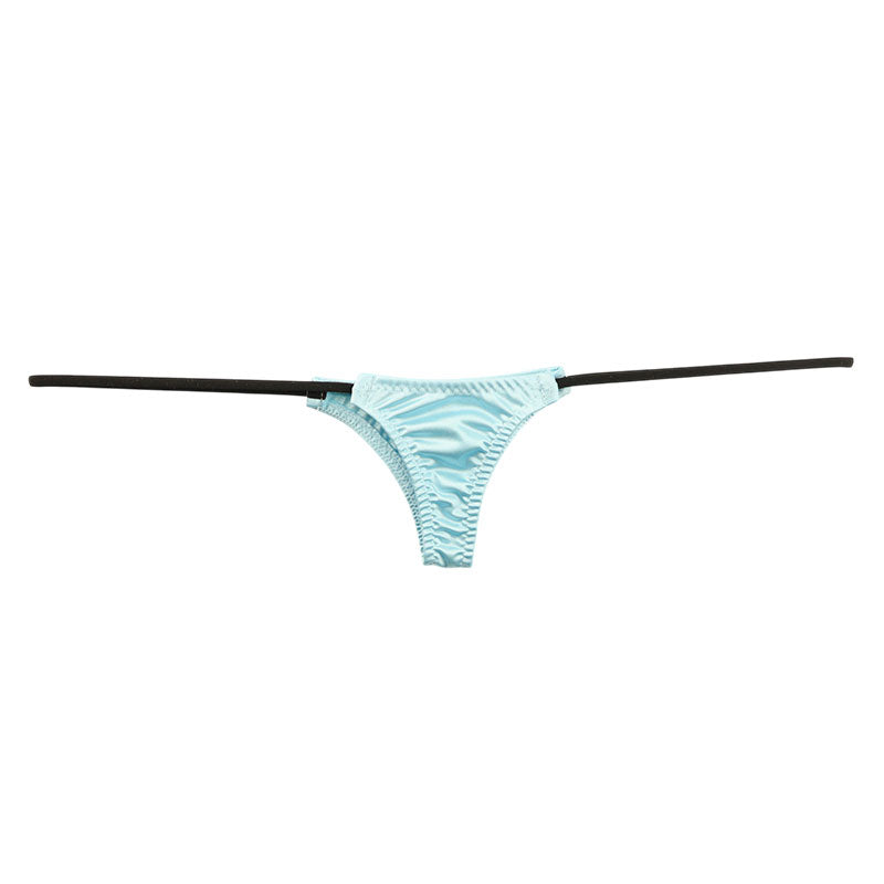 La-Pomme Felica Fabric Glossy Micro Half-Back Shorts Nano Lingerie 218033