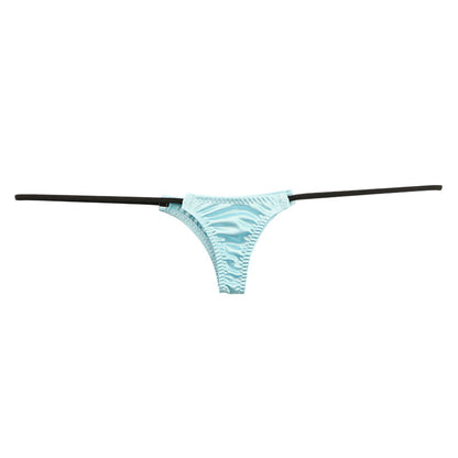 La-Pomme Felica Fabric Glossy Micro Half-Back Shorts Nano Lingerie 218033