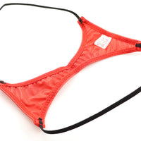 ラ・ポーム フェリカ生地 光沢感 極小ハーフバックショーツ nanoランジェリー 218033