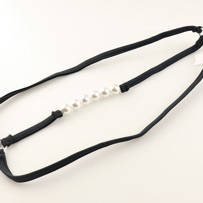 La Paum G-String Panties with 6 White Pearls, Made with E6000 Fabric, Excellent Color, Product Code: 219021