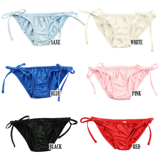 La Paume K2S fabric, side string, low rise, full back shorts 220019