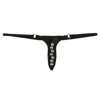 ラ・ポーム セクシーで個性的 Gストリング ミストラメ透け 7連パール 220020