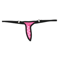 ラ・ポーム セクシーで個性的 Gストリング ミストラメ透け 7連パール 220020