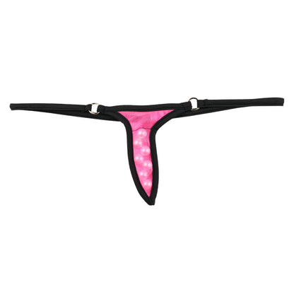 La Paum Sexy and Unique G-String, Sheer Mistra Me, 7-Row Pearl 220020