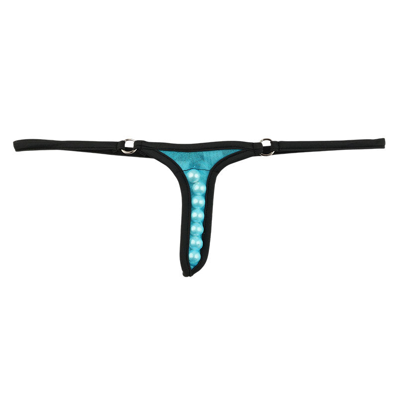 La Paum Sexy and Unique G-String, Sheer Mistra Me, 7-Row Pearl 220020