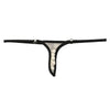 ラ・ポーム セクシーで個性的 Gストリング ミストラメ透け 7連パール 220020