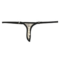 ラ・ポーム セクシーで個性的 Gストリング ミストラメ透け 7連パール 220020