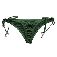 ラ・ポーム フェリカ生地 光沢感 ハーフバックショーツ タイトパターン 脇ヒモデザイン 220022