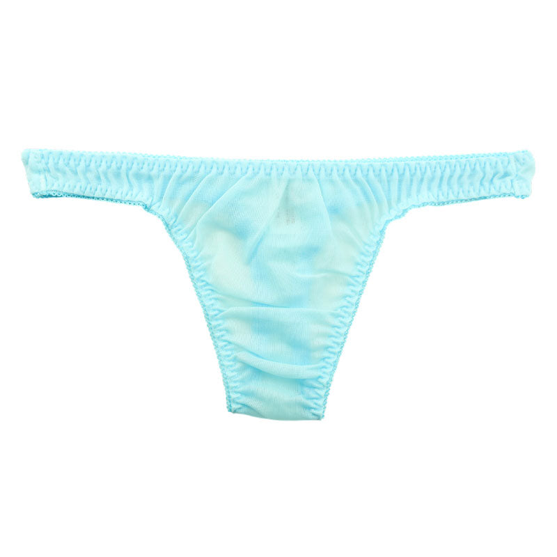La Paum Airy See-Through NHK Fabric with a Slight Sheen and Simple Design T-Back Panties (Product Number: 317047)