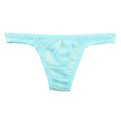 La Paum Airy See-Through NHK Fabric with a Slight Sheen and Simple Design T-Back Panties (Product Number: 317047)