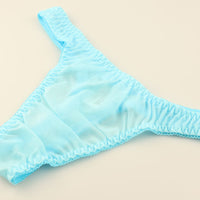 ラ・ポーム エアリーシースルー NHK生地 僅かな光沢感 シンプルデザイン Tバックショーツ 317047