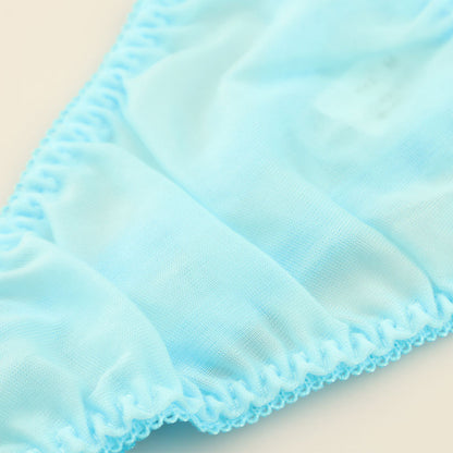 La Paum Airy See-Through NHK Fabric with a Slight Sheen and Simple Design T-Back Panties (Product Number: 317047)