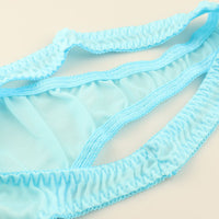 ラ・ポーム エアリーシースルー NHK生地 僅かな光沢感 シンプルデザイン Tバックショーツ 317047