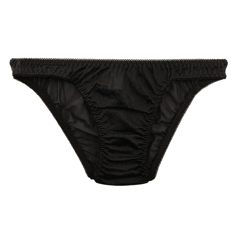 ラ・ポーム エアリーシースルー NHK生地 僅かな光沢感 シンプルデザイン フルバックショーツ 317048