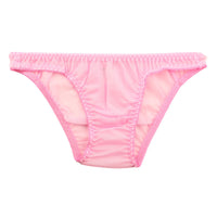 ラ・ポーム エアリーシースルー NHK生地 僅かな光沢感 シンプルデザイン フルバックショーツ 317048