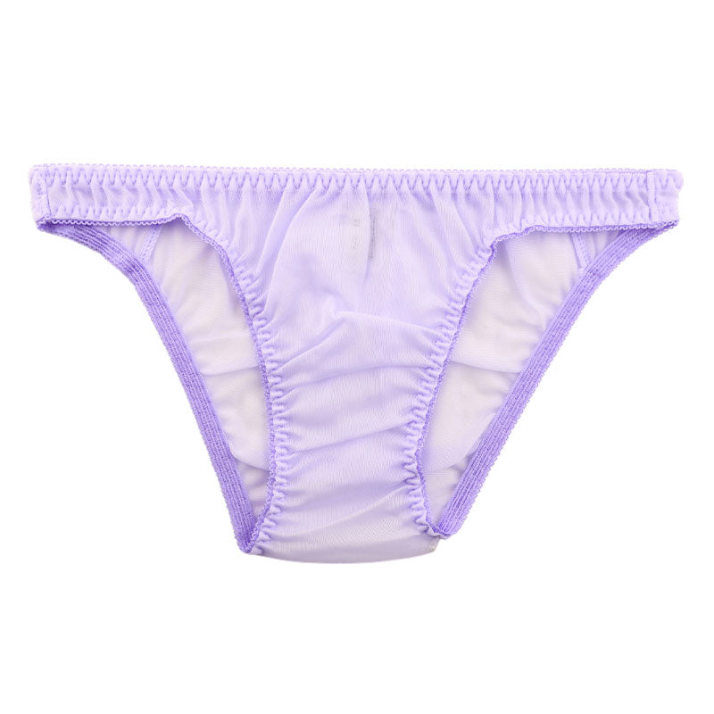 La Paum Airy See-Through NHK Fabric with a Slight Sheen and Simple Design, Full-Back Shorts (Product Number: 317048)