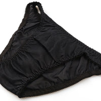 ラ・ポーム エアリーシースルー NHK生地 僅かな光沢感 シンプルデザイン フルバックショーツ 317048