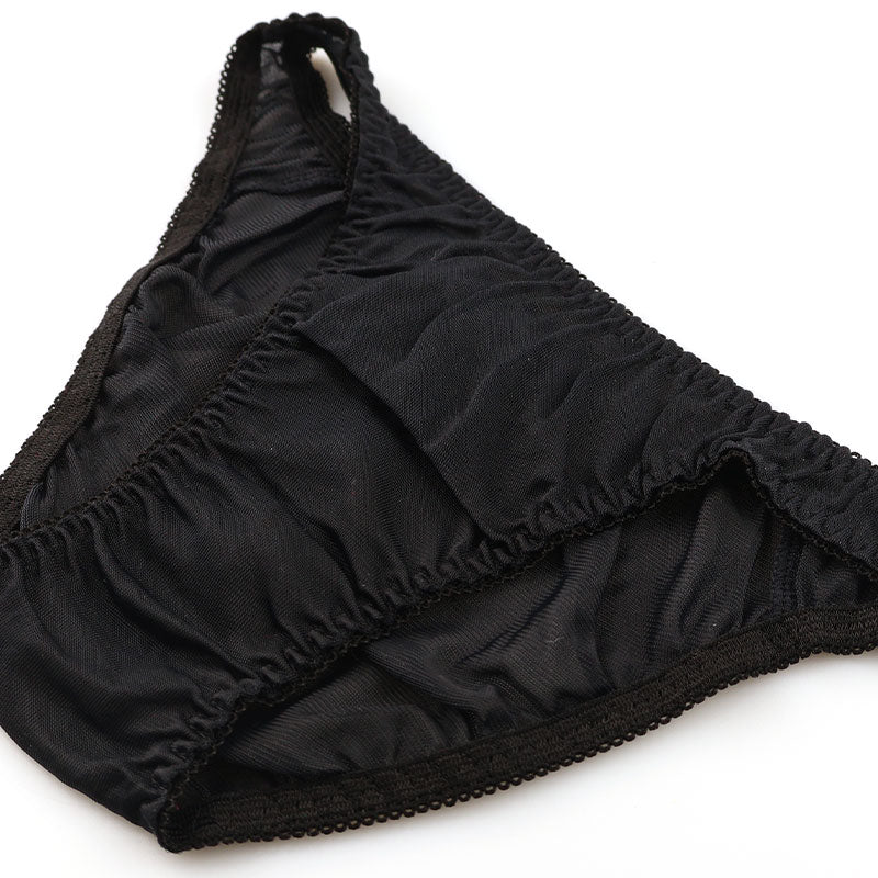 ラ・ポーム エアリーシースルー NHK生地 僅かな光沢感 シンプルデザイン フルバックショーツ 317048