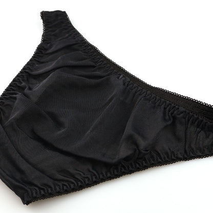 La Paum Airy See-Through NHK Fabric with a Slight Sheen and Simple Design, Full-Back Shorts (Product Number: 317048)