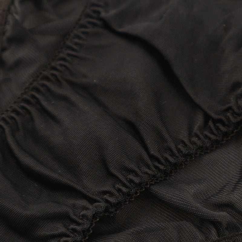 La Paum Airy See-Through NHK Fabric with a Slight Sheen and Simple Design, Full-Back Shorts (Product Number: 317048)