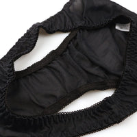 ラ・ポーム エアリーシースルー NHK生地 僅かな光沢感 シンプルデザイン フルバックショーツ 317048