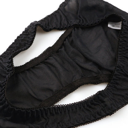 La Paum Airy See-Through NHK Fabric with a Slight Sheen and Simple Design, Full-Back Shorts (Product Number: 317048)