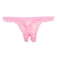 ラ・ポーム エアリーシースルー NHK生地 シンプルデザイン オープンクロッチTバックショーツ 317049