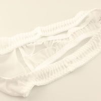 ラ・ポーム エアリーシースルー NHK生地 シンプルデザイン オープンクロッチTバックショーツ 317049