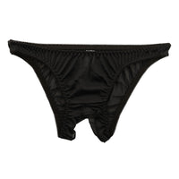 ラ・ポーム エアリーシースルー NHK生地 シンプルデザイン オープンクロッチフルバックショーツ 317050