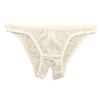 ラ・ポーム エアリーシースルー NHK生地 シンプルデザイン オープンクロッチフルバックショーツ 317050