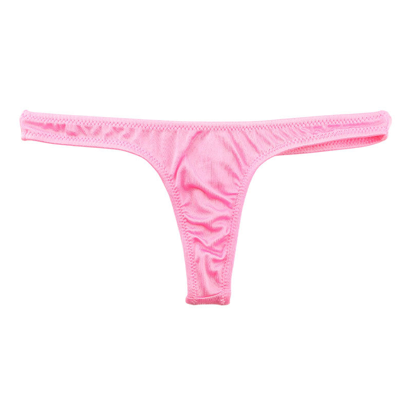 ラ・ポーム 光沢サラサラTSK生地 極小Tバックショーツ ローライズ 股上浅め 318146