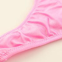 ラ・ポーム 光沢サラサラTSK生地 極小Tバックショーツ ローライズ 股上浅め 318146