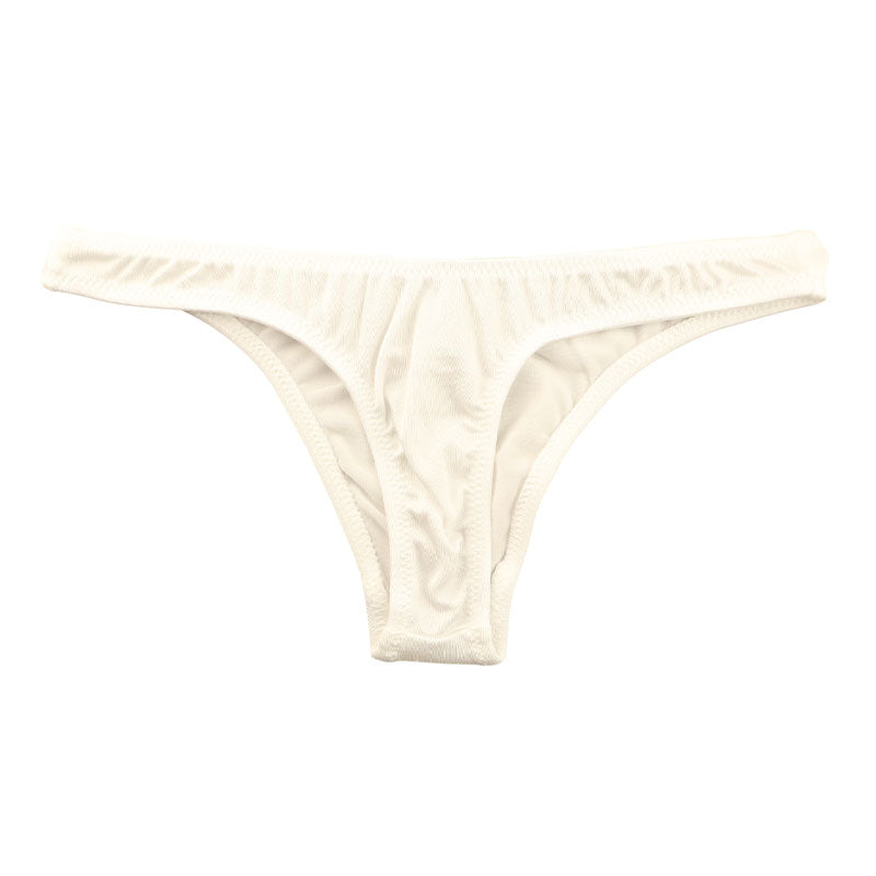 La Paum, Ultra-Slim Half-Back Shorts, Low-Rise, Made with Smooth, Shiny TSK Fabric, 318147